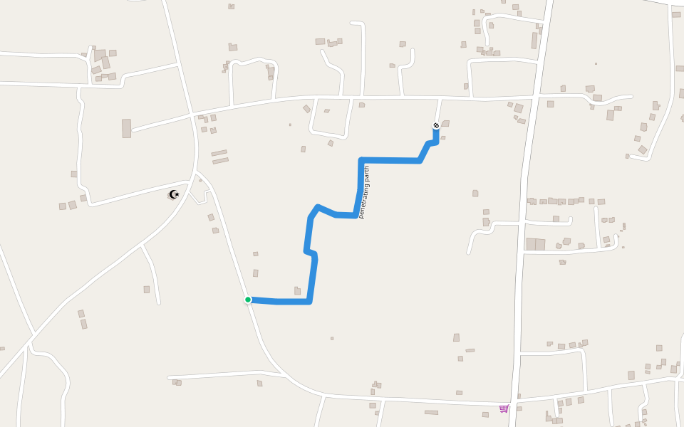 penetrating parth walking route map in ناصر