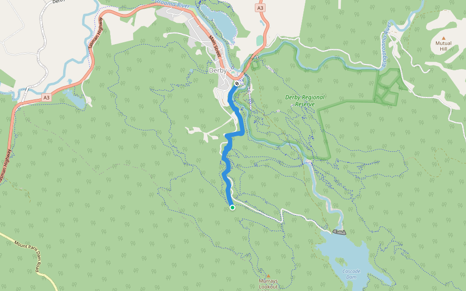 Air Ya Garn walking route map in Derby