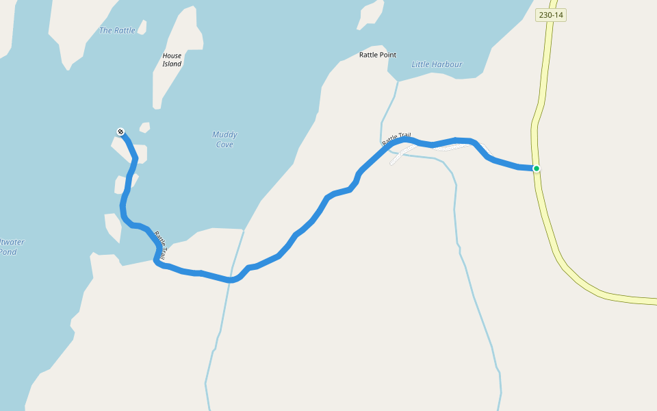 Rattle Trail walking route map in Lethbridge