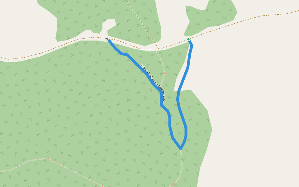 Trilho do Esquilo Montejunto walking route map in Cercal