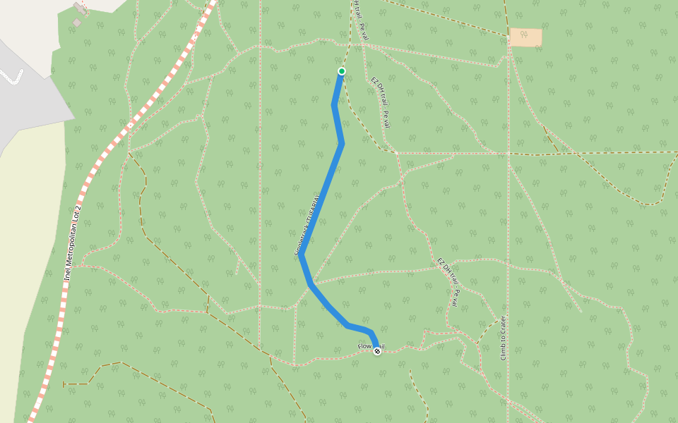 Singletrack (TUFARIA) walking route map in Haieu