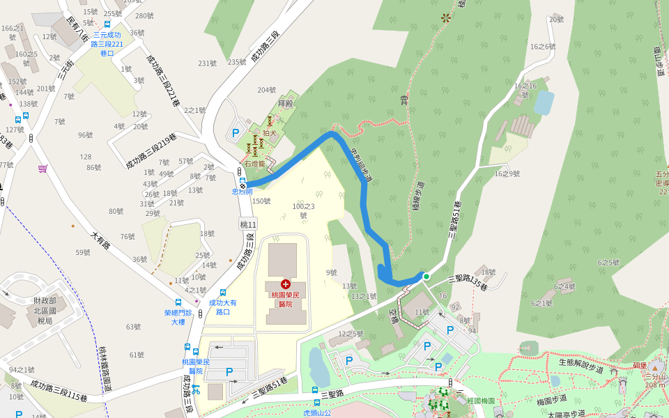 虎頭山步道-(忠烈祠支線)
