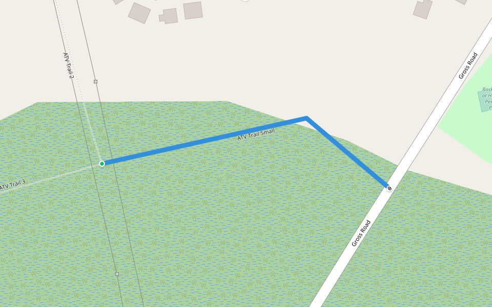 ATV Trail Small walking route map in Kingsland