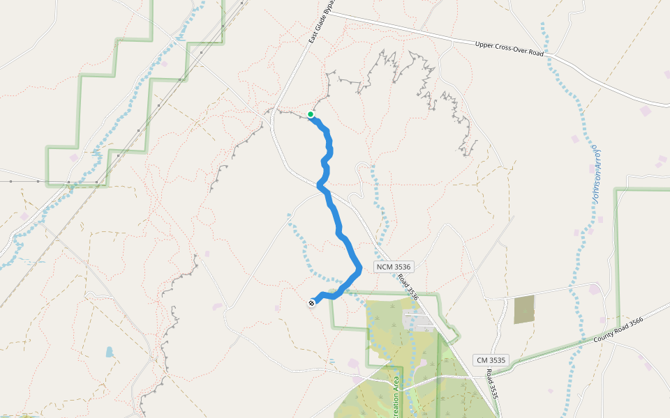 Whoops Trail walking route map in Flora Vista