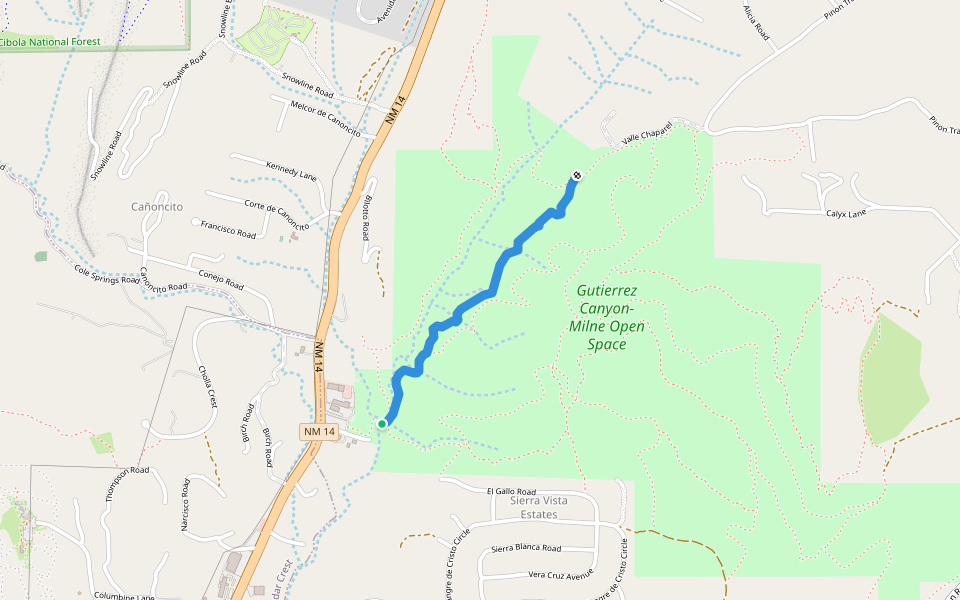 Arroyo Loop Trail, east side