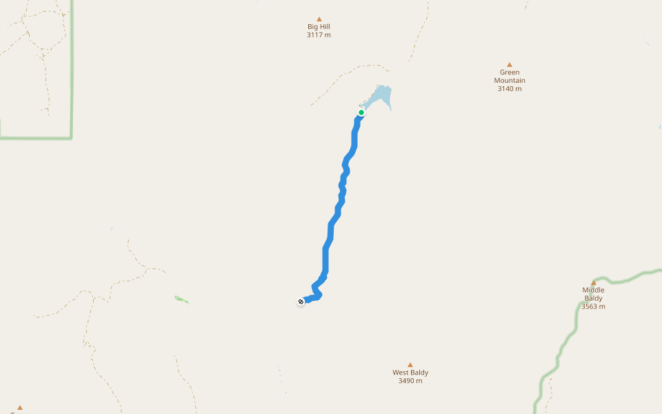 Razor Creek Trail 487 in Colorado | Walking Map