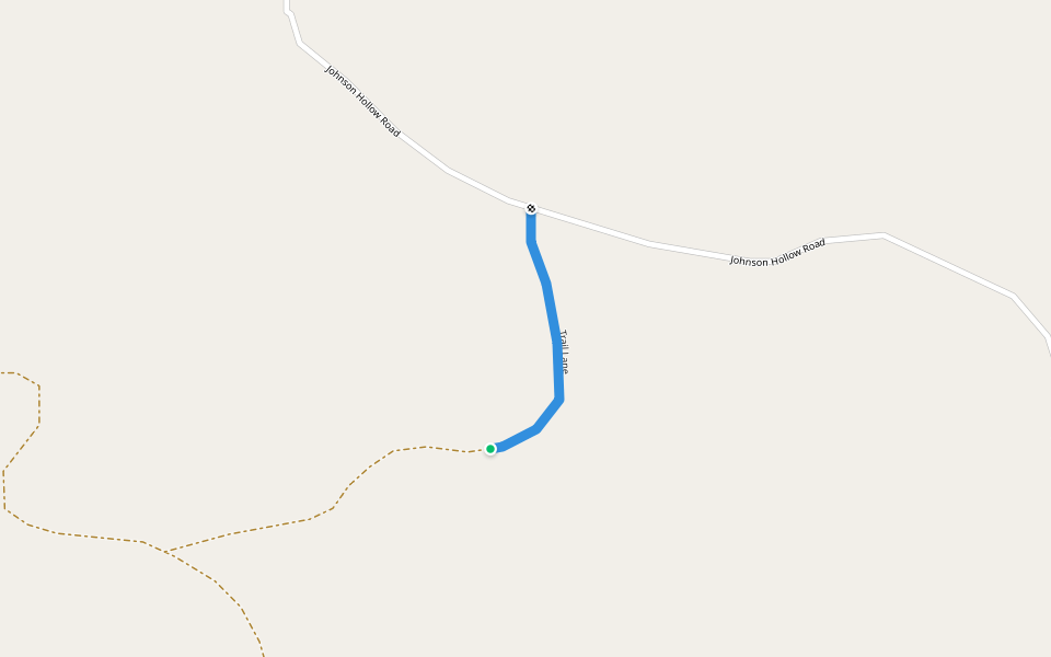 Trail Lane walking route map in Waverly