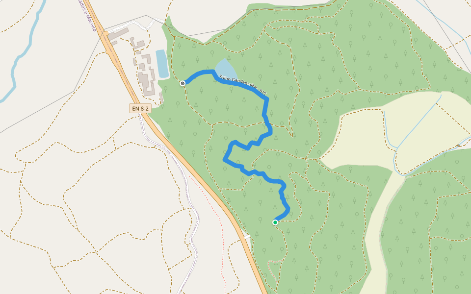 Trilho Gandamalha - BTT walking route map in Lisbon