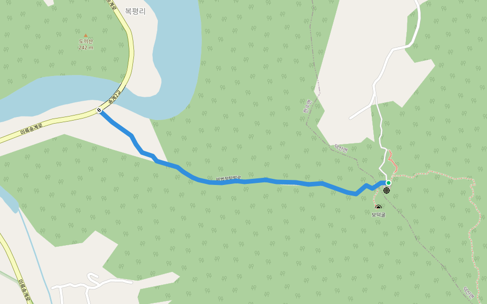 등산로 walking route map in Jecheon