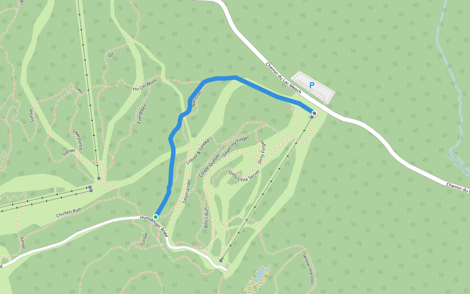 National walking route map in Chelsea