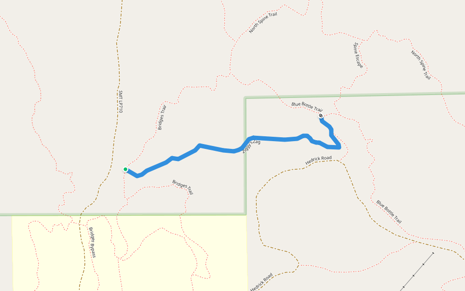 Ziggy's Zag walking route map in Harbor Springs