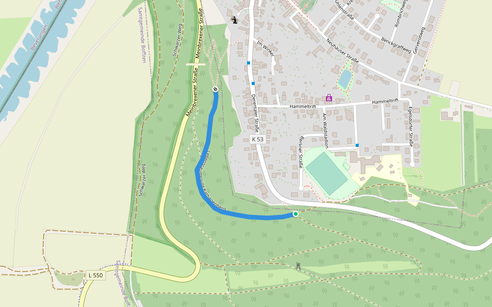 Lebensraumroute Kathagenberg walking route map in Fürstenberg