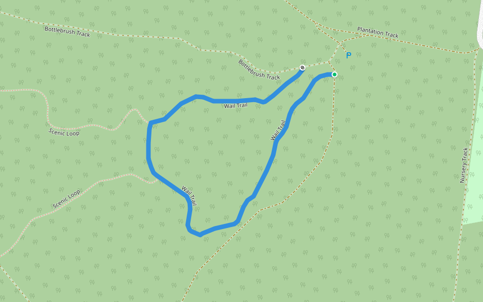 Wail Trail walking route map in Wail