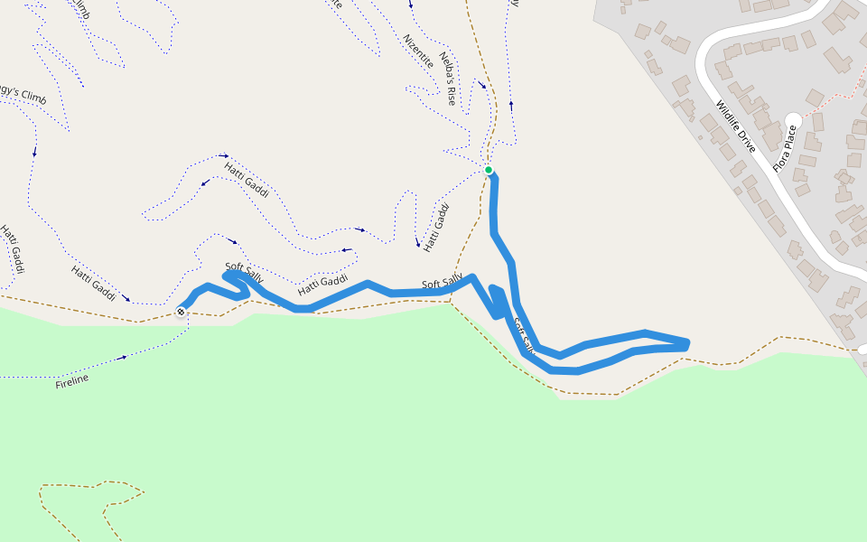 Soft Sally walking route map in Tathra