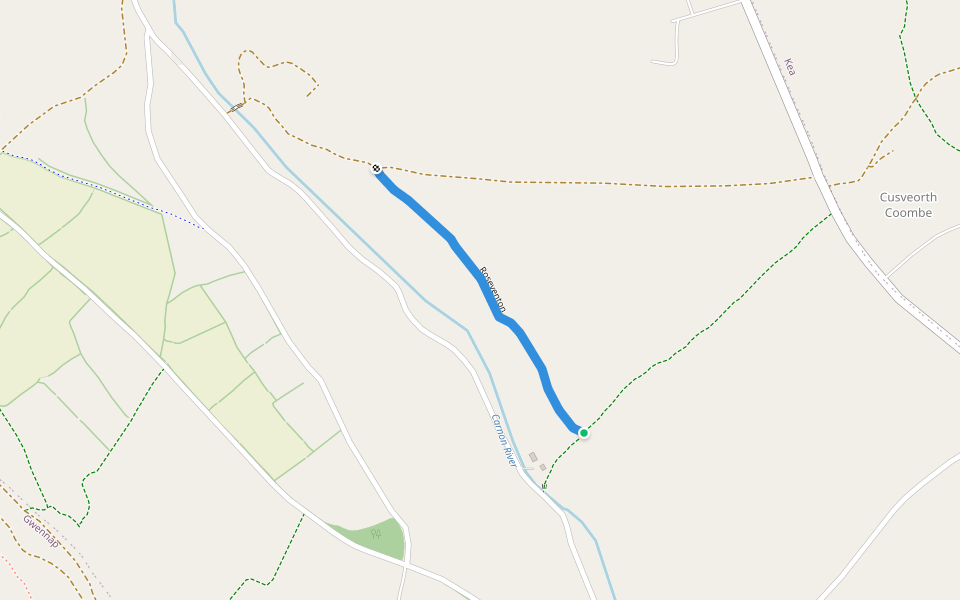 Roseventon walking route map in Twelveheads