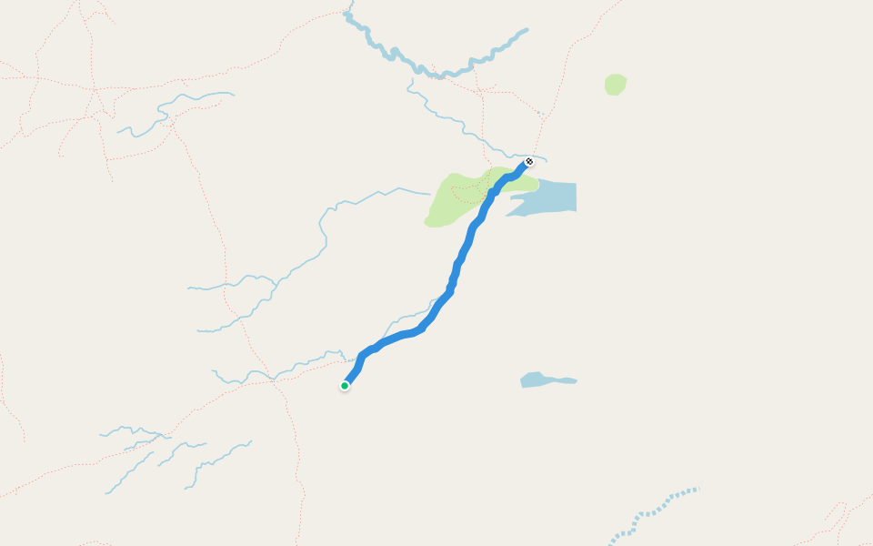 葵茵路 walking route map in Chivumo