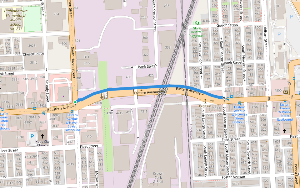 Eastern Avenue Side Path