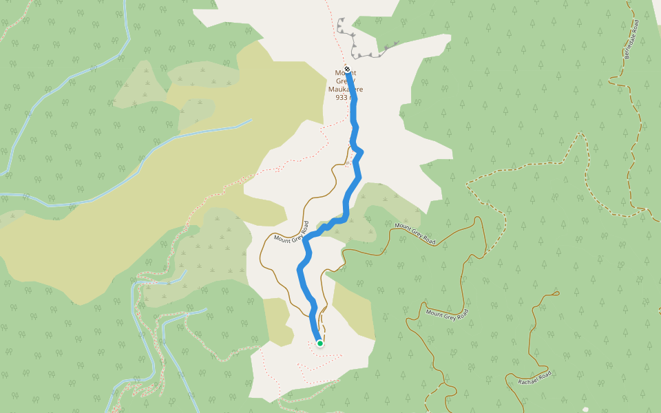 Mt Gery Summit Track walking route map in Broomfield