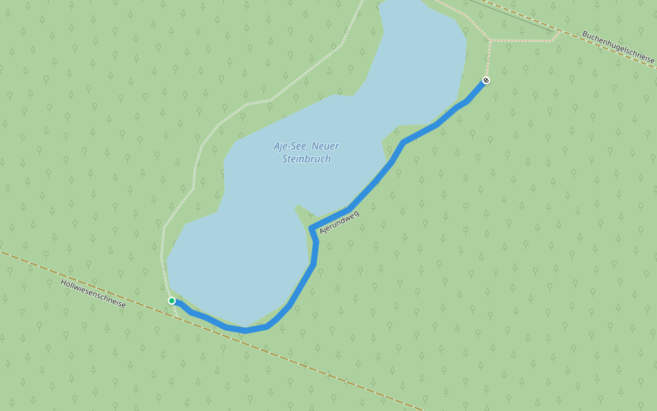 Ajerundweg walking route map in Eppertshausen
