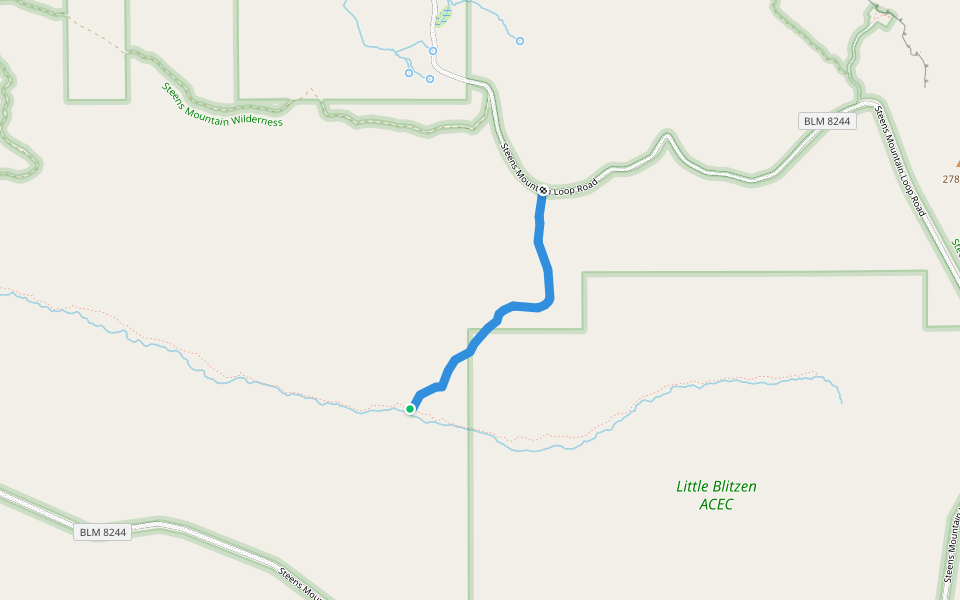 Wet Blanket Trail walking route map in Princeton