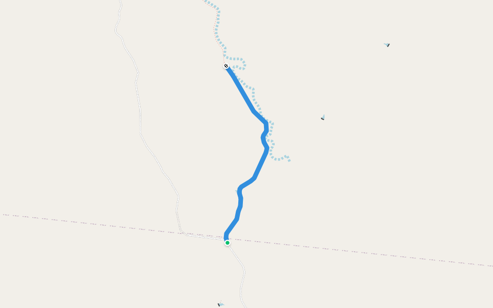 Dimbulah-Mount Mulligan Railway walking route map in Dimbulah