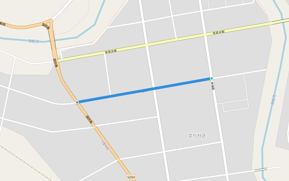 金街 walking route map in Yichun