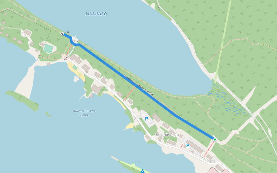 Деревянная тропа на хребте walking route map in Turgoyak