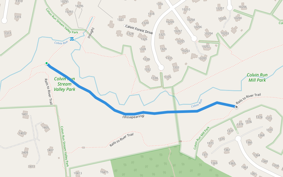 (dissapearing) walking route map in Vienna