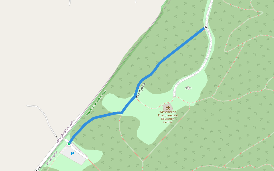 Bike Bypass Trail Philadelphia, Pennsylvania Pacer