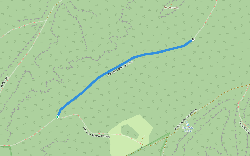 Försters ebener Weg walking route map in Sebnitz