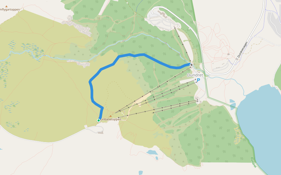 Soldalssvängen walking route map in Gällivare