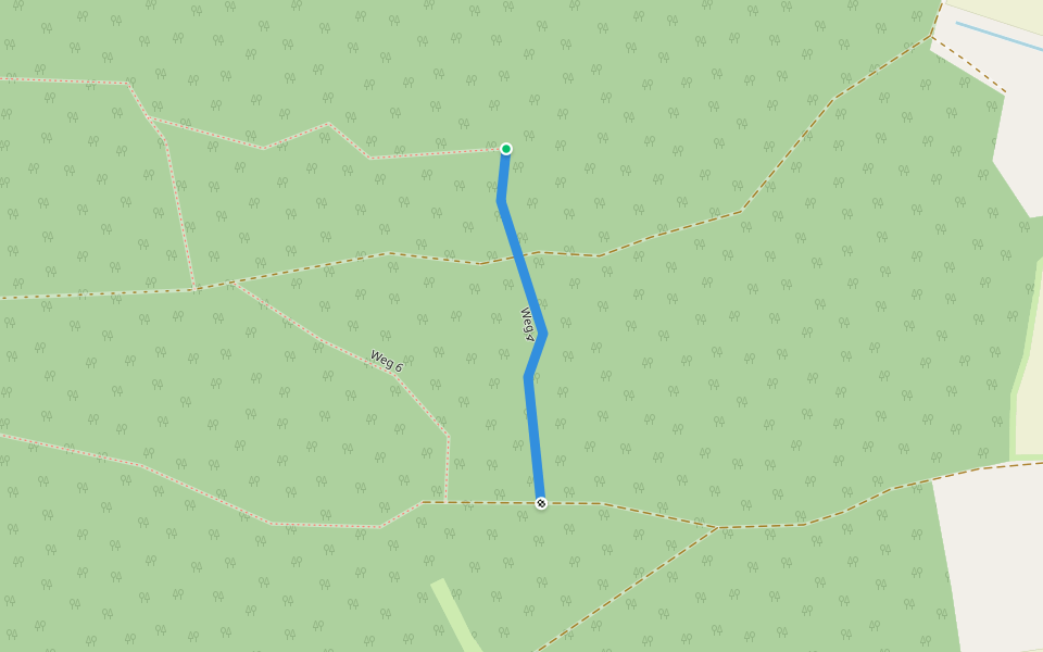 Weg 4 walking route map in Mainburg