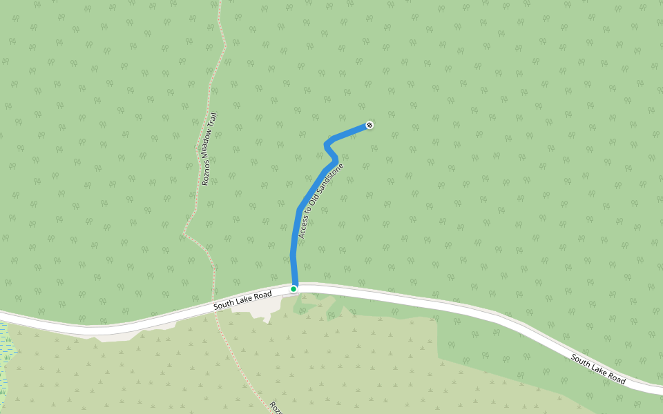 Access to Old Sandstone walking route map in Merrimac
