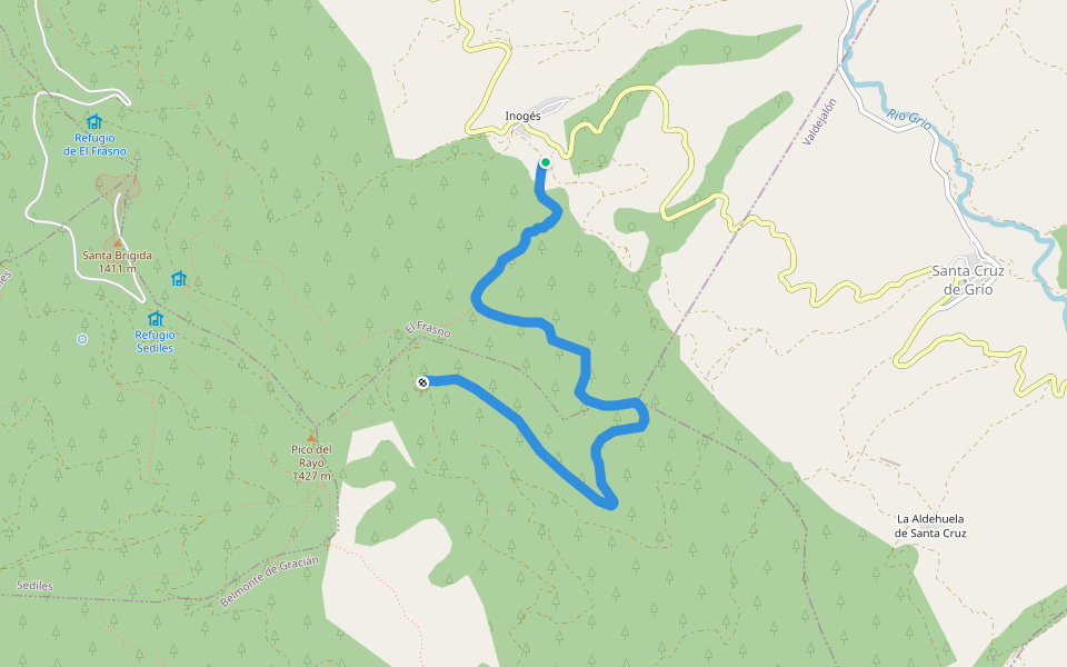 Las Barderas Path Hiking Trail Santa Cruz de Grío, Aragón Pacer