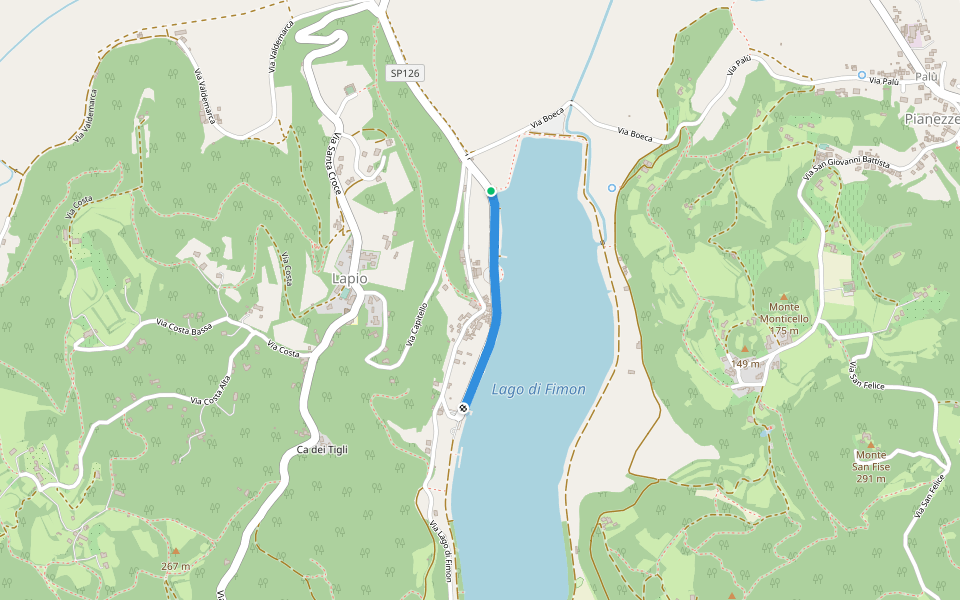 Via Lago di Fimon