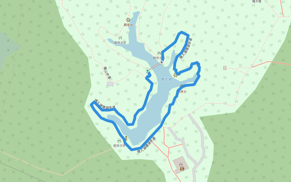 情人湖環湖步道