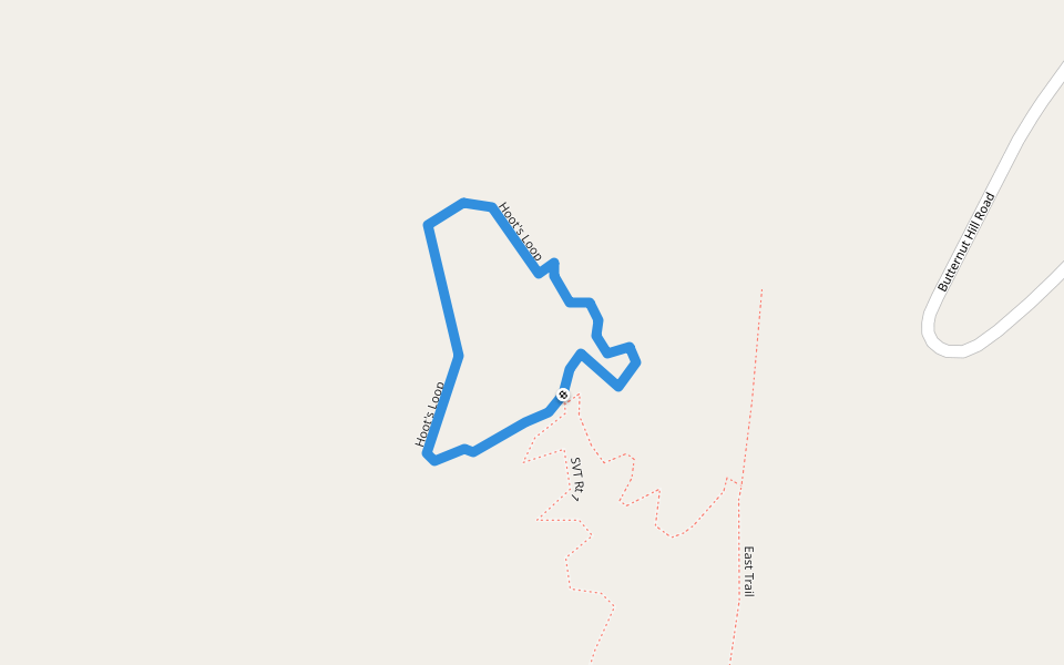 Hoot's Loop walking route map in Wells