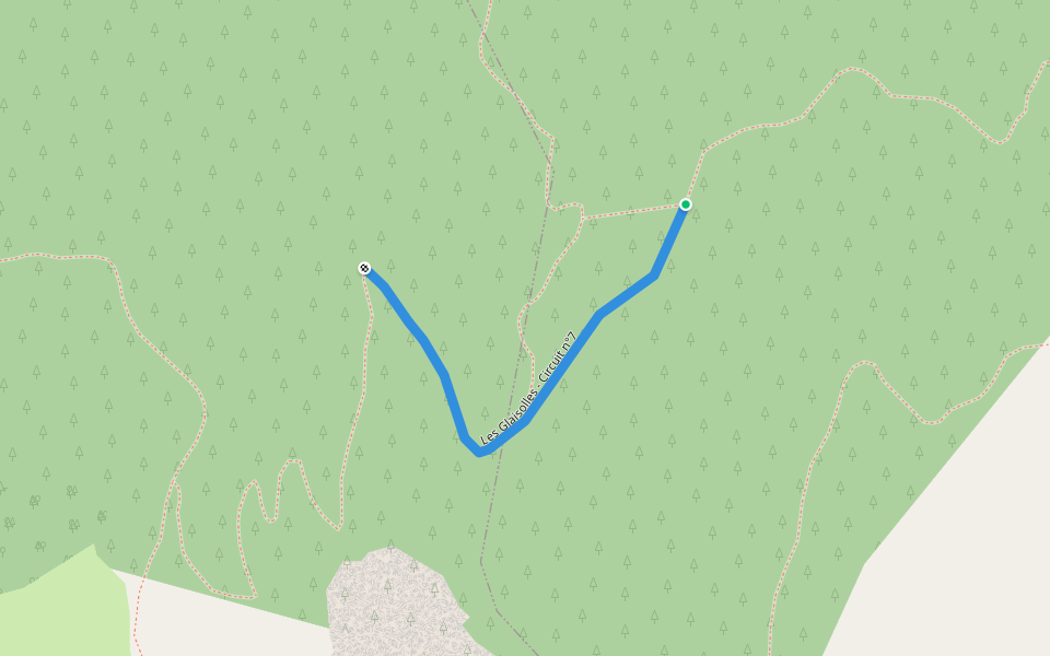 Les Glaisolles - Circuit n°7 walking route map in Chorges