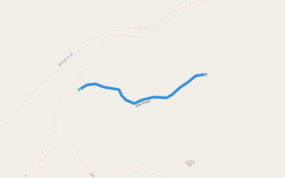 way forest walking route map in Sunkuda