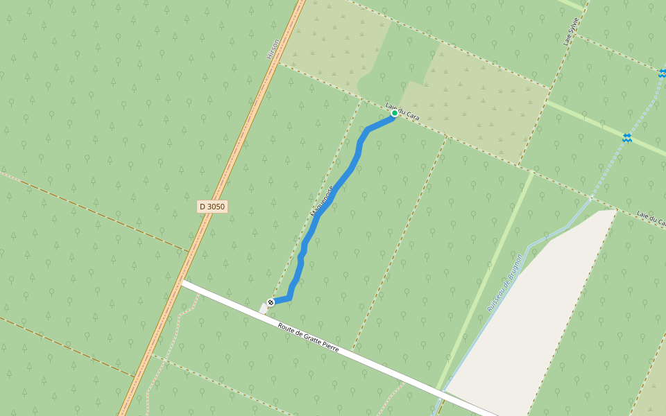 Maquenoise walking route map in Hirson