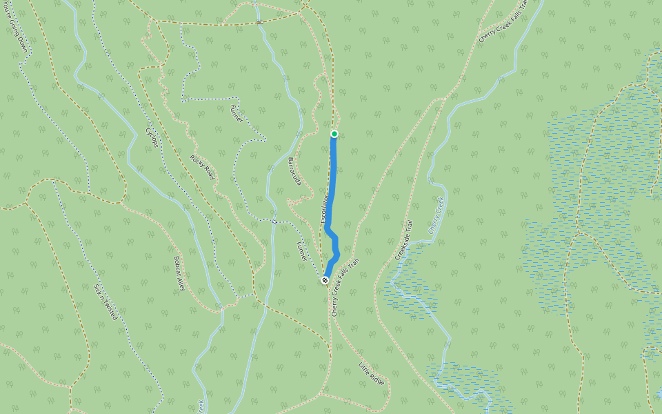 Escorlator walking route map in Duvall