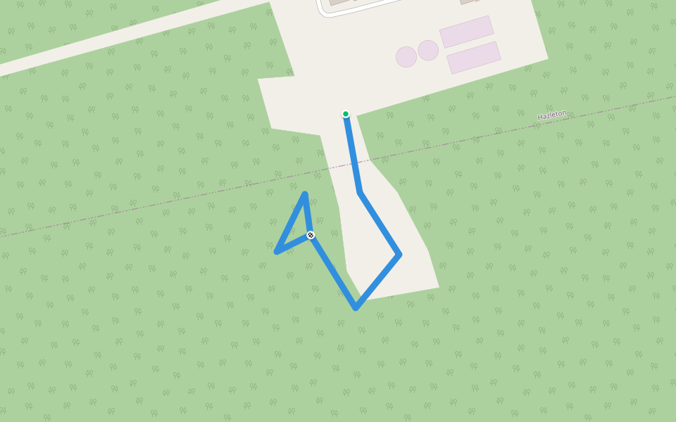 Hazleton City Authority dumping trails walking route map in Hazleton