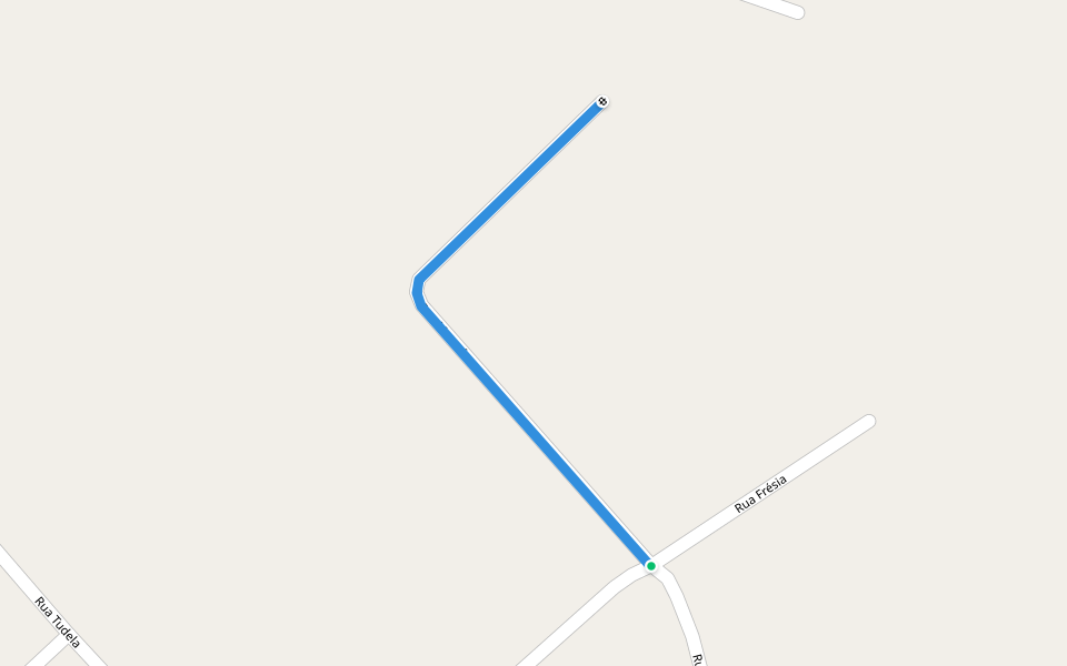 Rua Mataró walking route map in Guajará