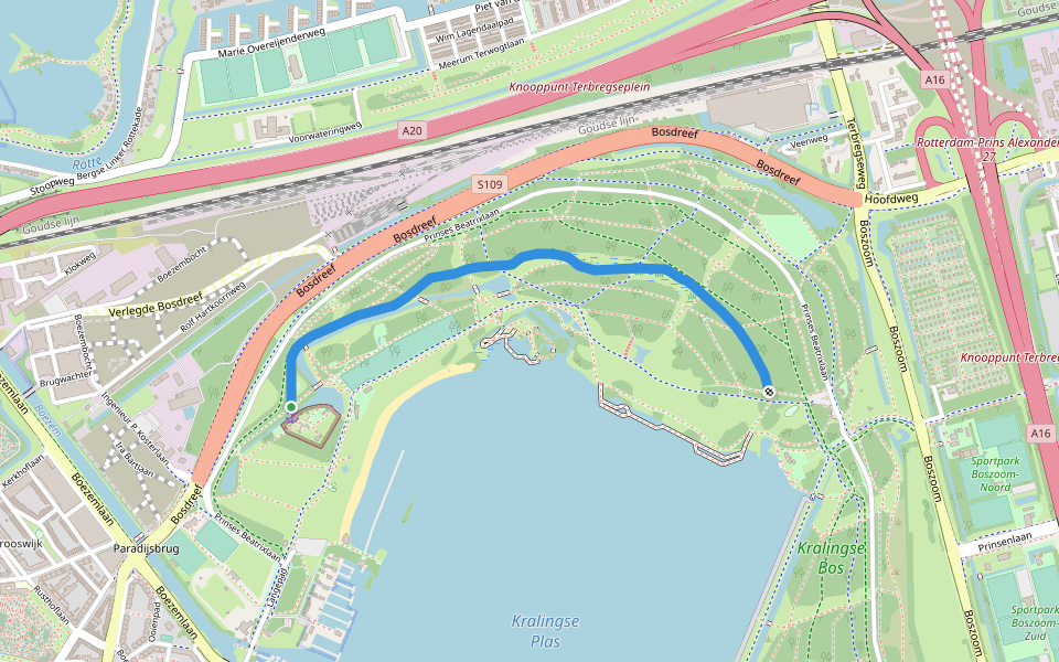 Wolvenvallei Hiking Trail Rotterdam, ZuidHolland Pacer