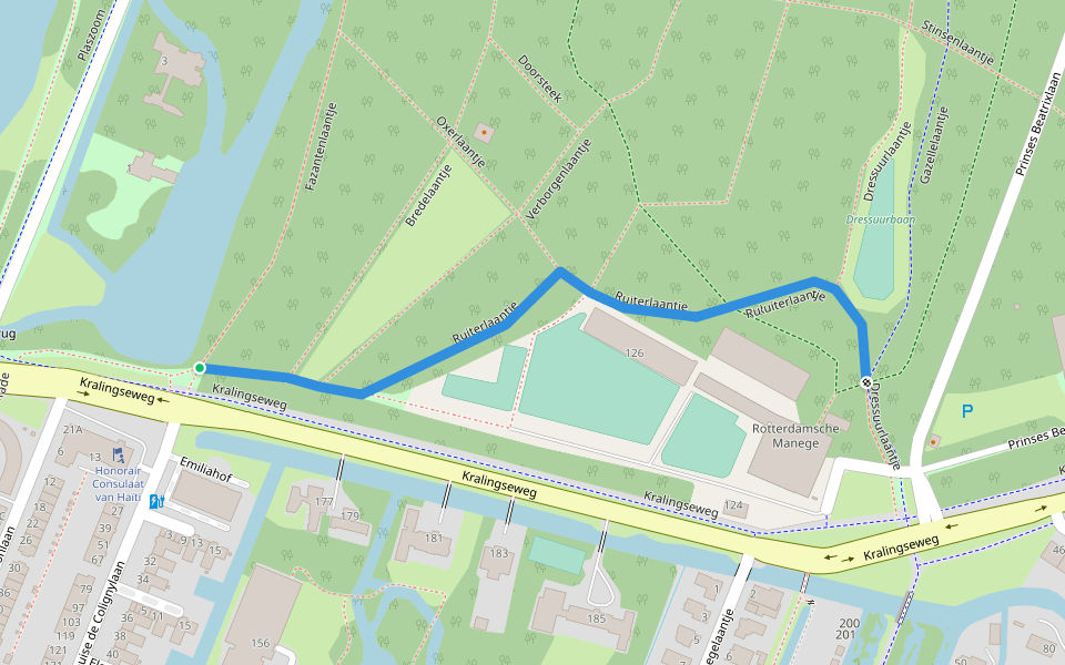 Ruiterlaantje Walking And Running Trail Rotterdam, ZuidHolland Pacer