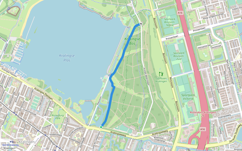 Fazantenlaantje Hiking Trail Rotterdam, ZuidHolland Pacer