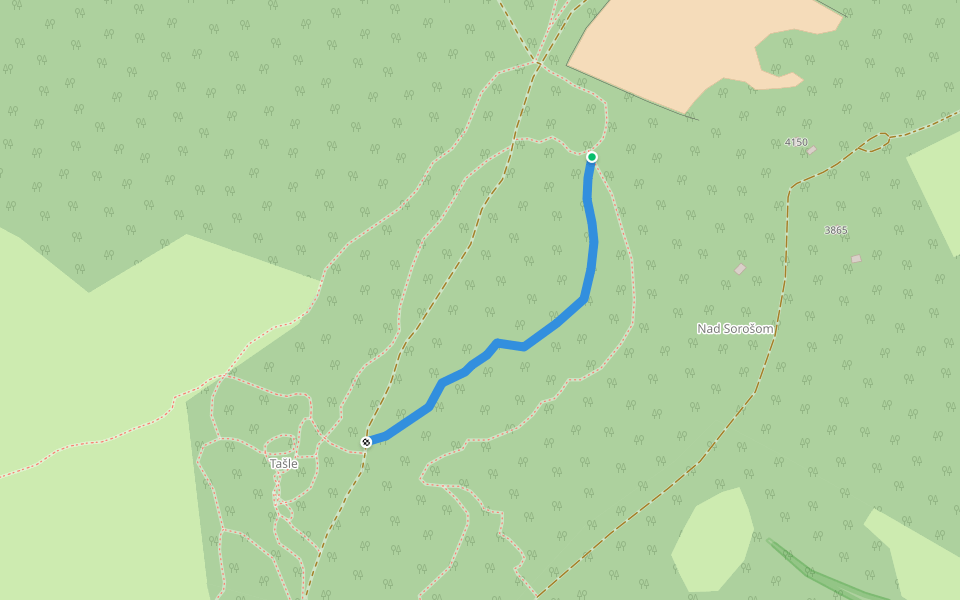 traverz walking route map in Hlohovec