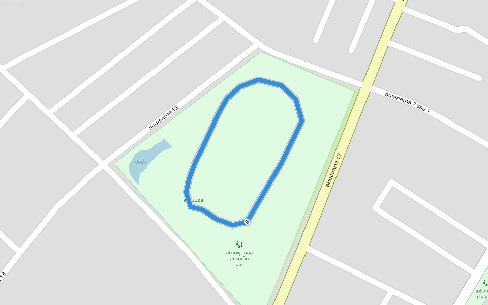 street walking route map in Sa Kaeo