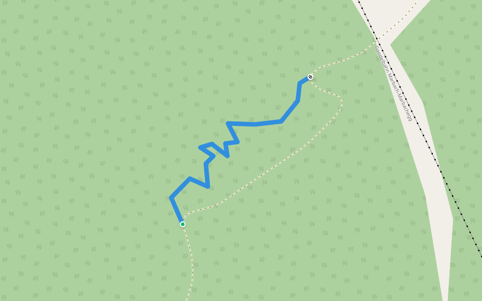 MTB Freeride Marbachegg walking route map in Escholzmatt-Marbach