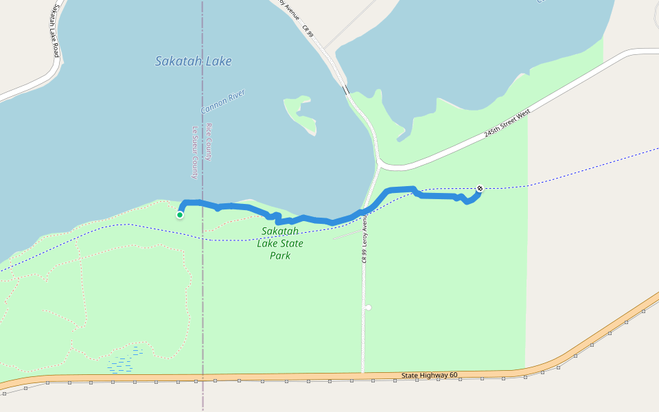 Timber Doodle Trail walking route map in Morristown